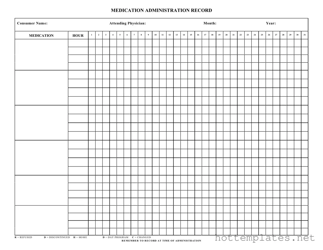 Fill in a Valid Medication Administration Record Sheet Template