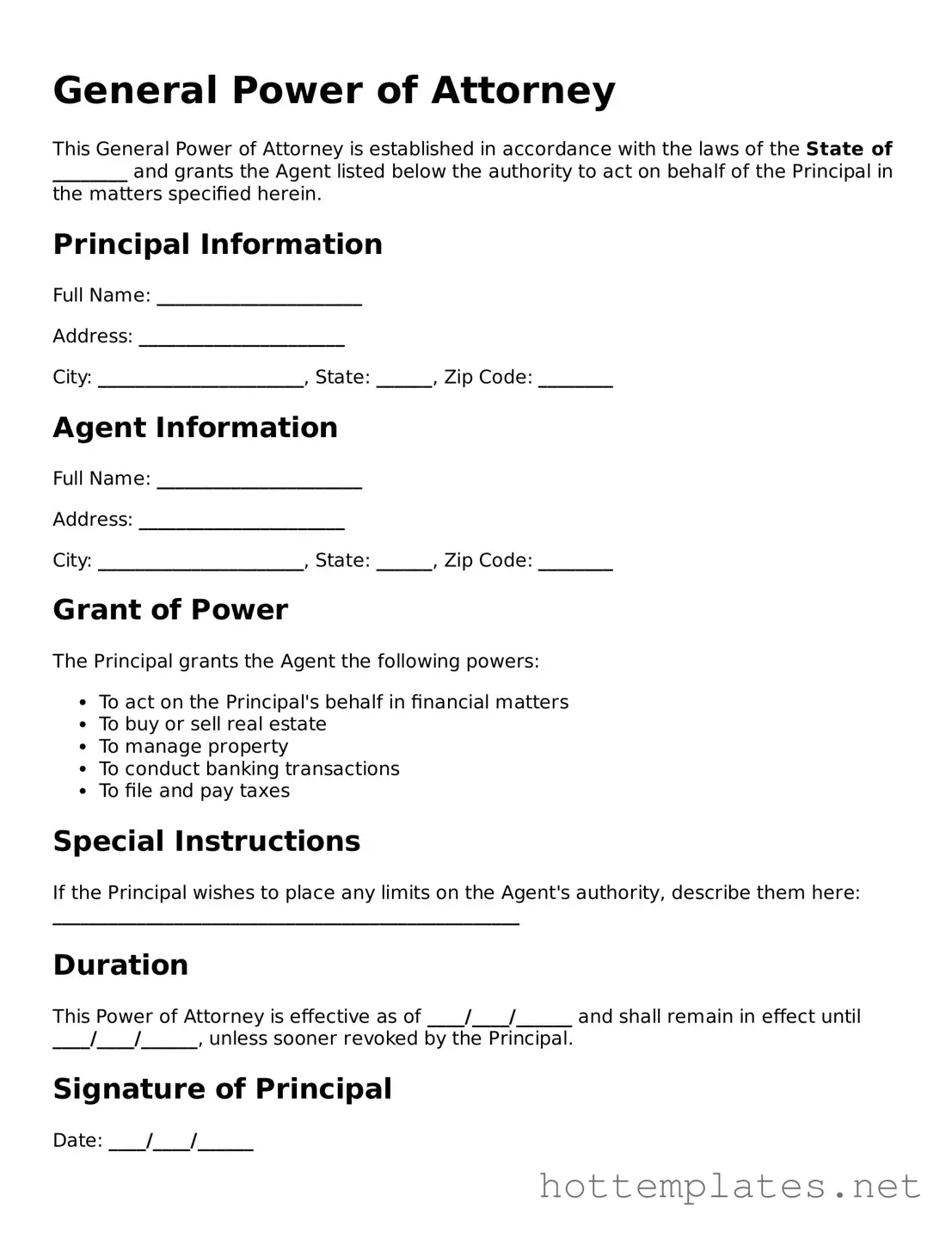 Attorney-Verified Power of Attorney Form