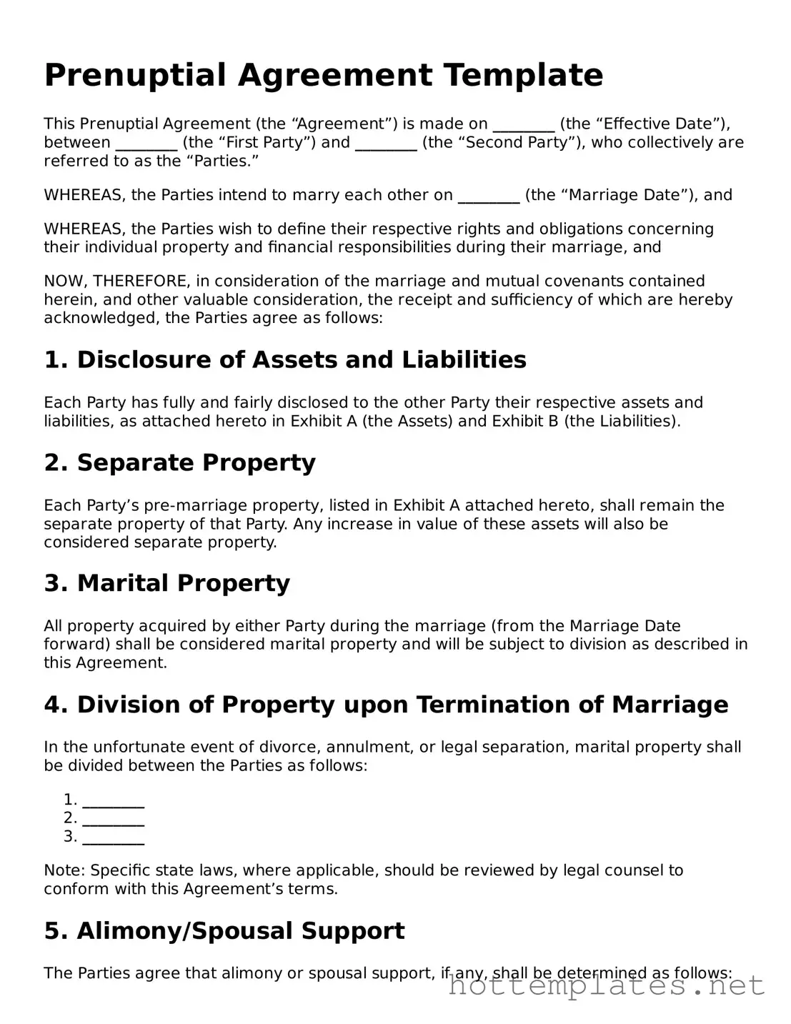 Attorney-Verified Prenuptial Agreement Form