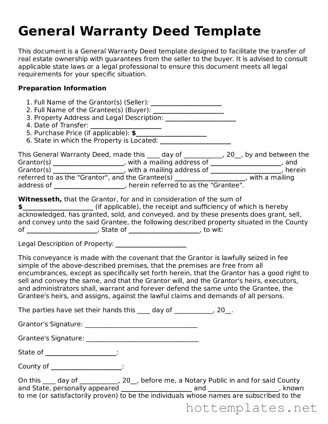 Attorney-Verified Deed Form