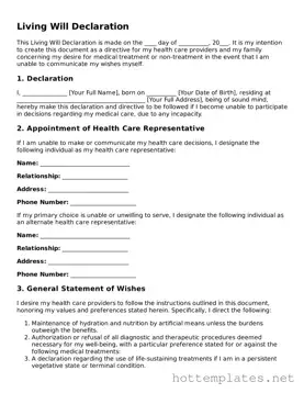 Attorney-Verified Living Will Form