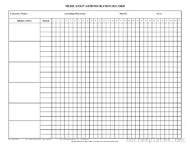 Fill in a Valid Medication Administration Record Sheet Template