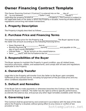 Attorney-Verified Owner Financing Contract Form